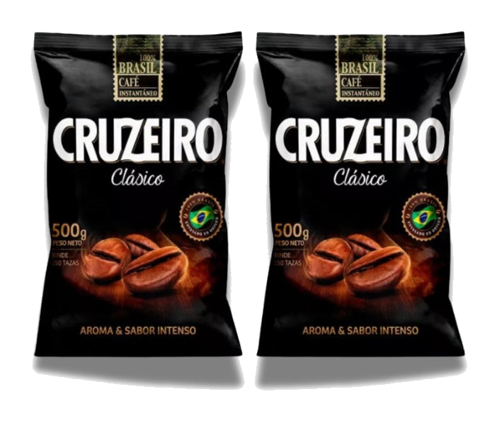 Café soluble Cruzeiro 2 x 500 g