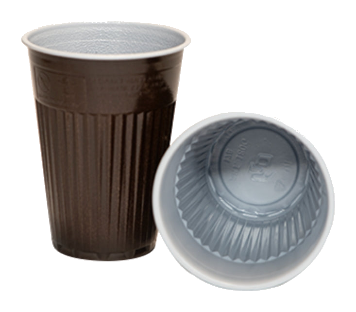 Vaso Vending Flo DA 200 cc Thermo Marrón