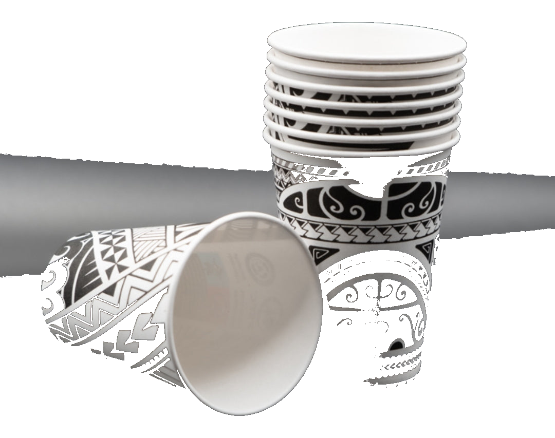 Vaso Vending Diseño Maori 12 oz